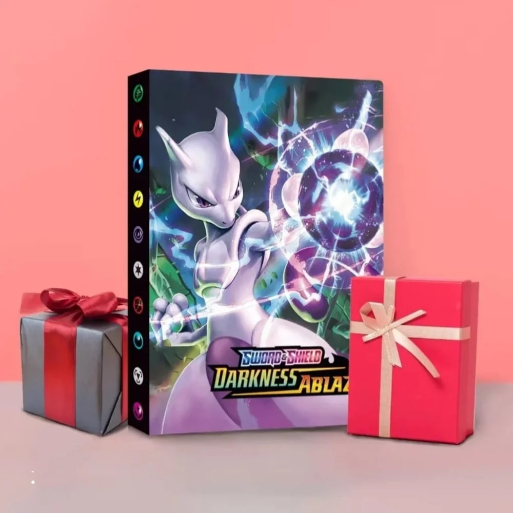 Mewtwo Pokemon Cards Album + 120 Cards 🔥 Holds Upto 240 Cards 🔥